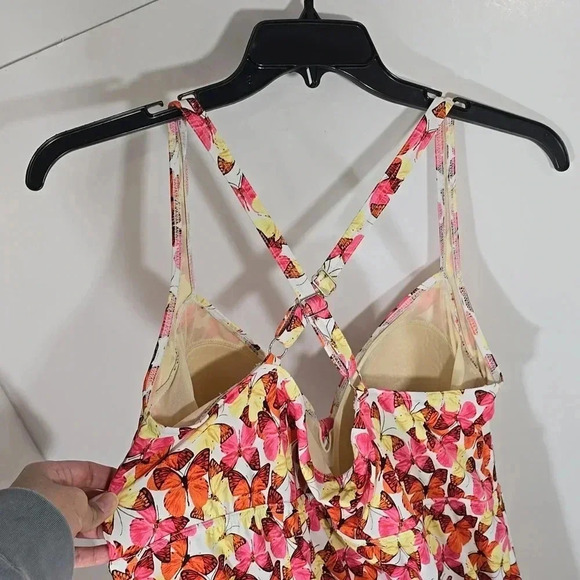 {Always for Me} Plus Size Flutter Two Piece Swimdress - Ladies' Bathing … - Picture 9 of 17